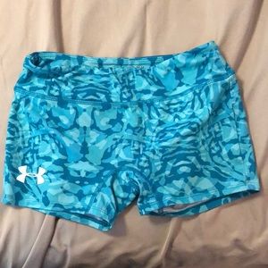 Girls compression shorts under armor